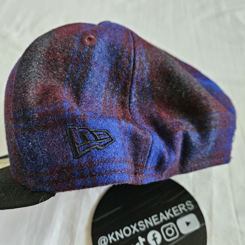 New Era Texas Rangers Baseball Cap Mascot Plaid Logo Size 7 3/4 - Picture 5 of 8